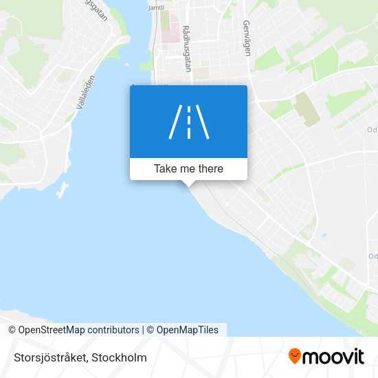 Storsjöstråket map