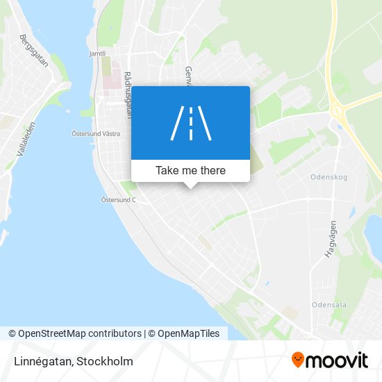 Linnégatan map