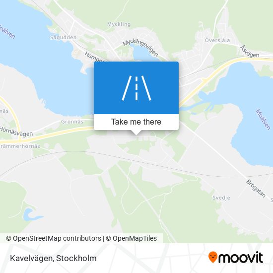 Kavelvägen map