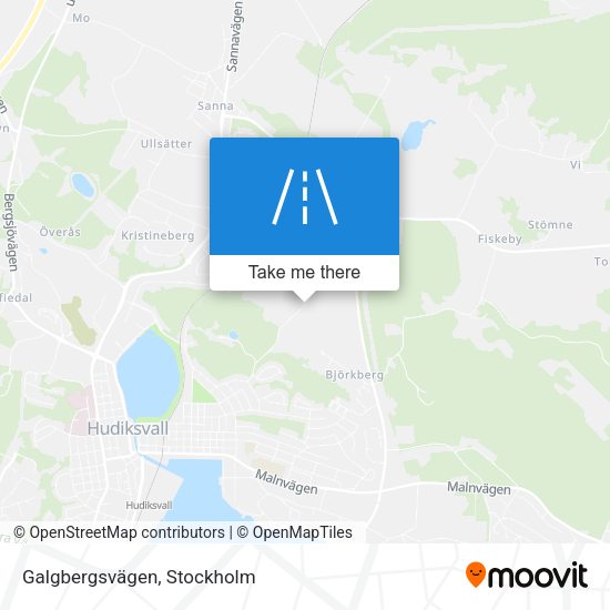 Galgbergsvägen map