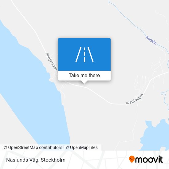 Näslunds Väg map