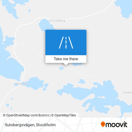 Sutsbergsvägen map
