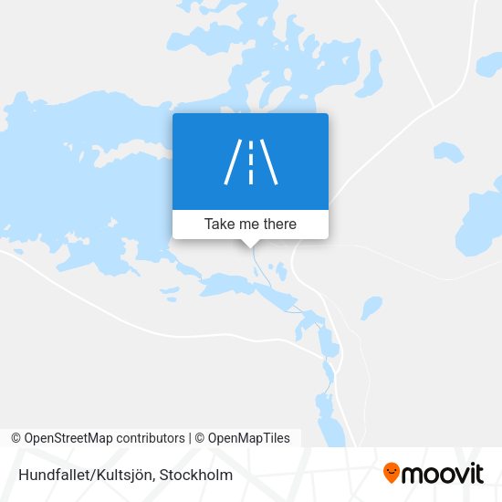 Hundfallet/Kultsjön map