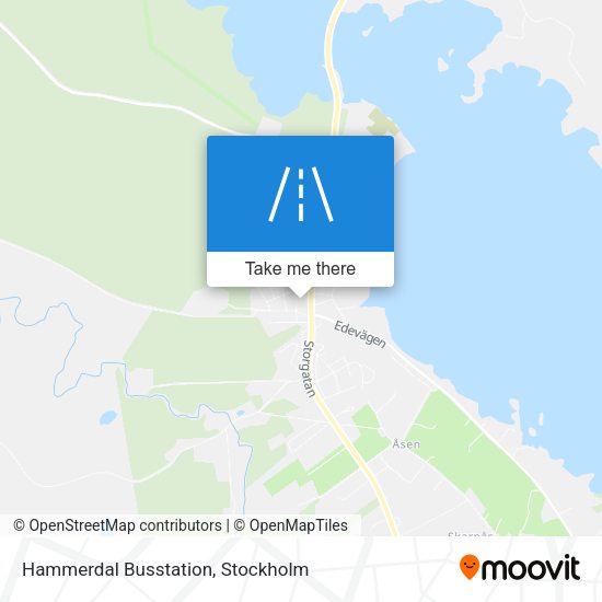 Hammerdal Busstation map