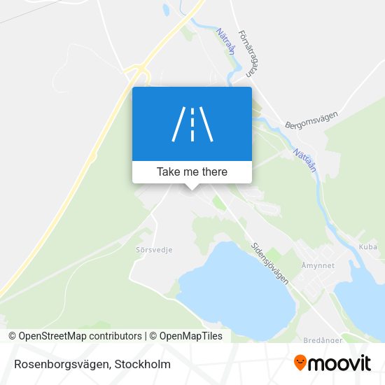 Rosenborgsvägen map