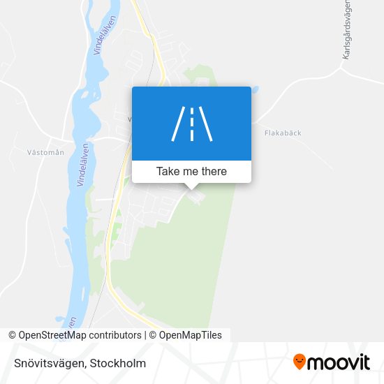 Snövitsvägen map