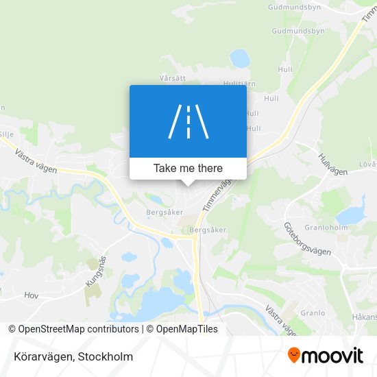 Körarvägen map