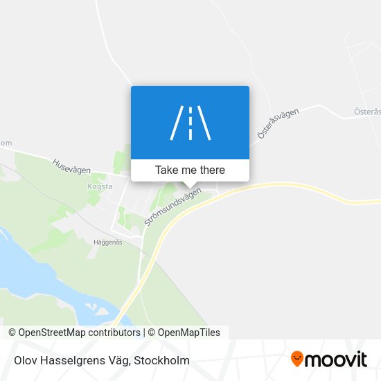 Olov Hasselgrens Väg map