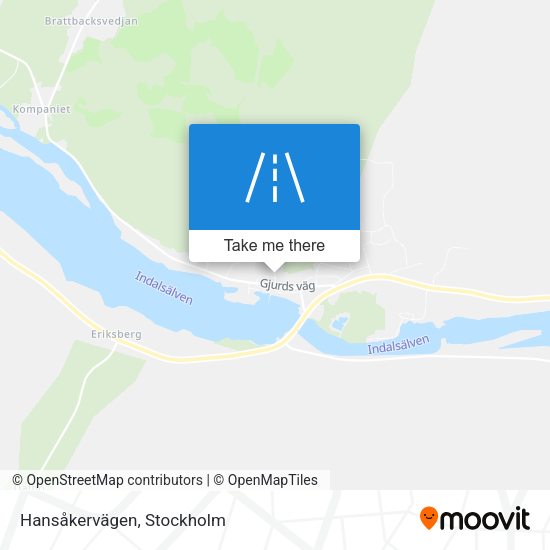 Hansåkervägen map