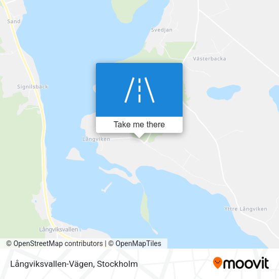 Långviksvallen-Vägen map