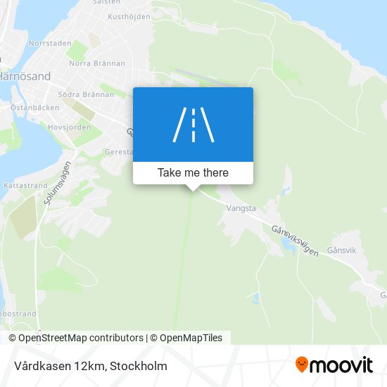 Vårdkasen 12km map