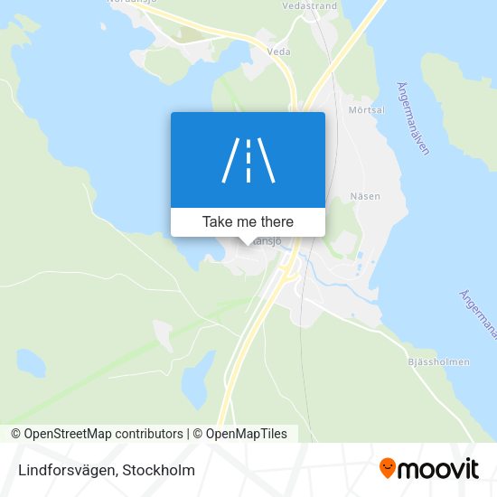 Lindforsvägen map