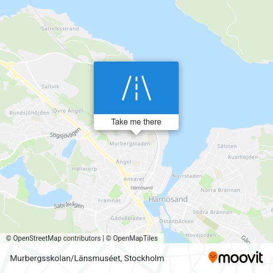Murbergsskolan/Länsmuséet map