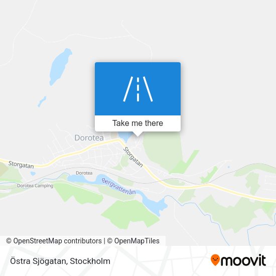 Östra Sjögatan map