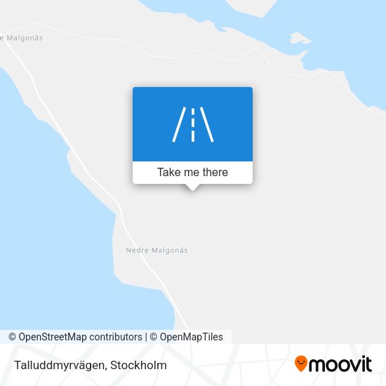 Talluddmyrvägen map
