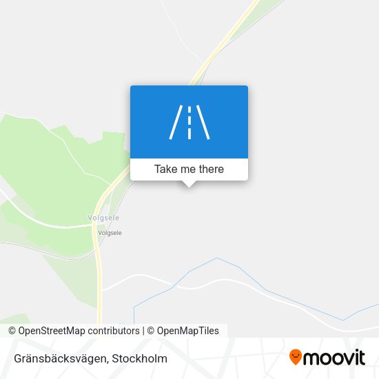 Gränsbäcksvägen map