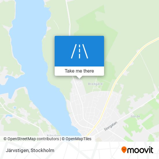 Järvstigen map