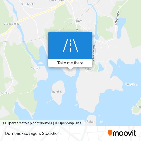 Dombäcksövägen map
