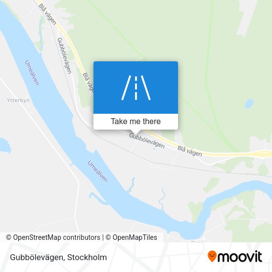 Gubbölevägen map