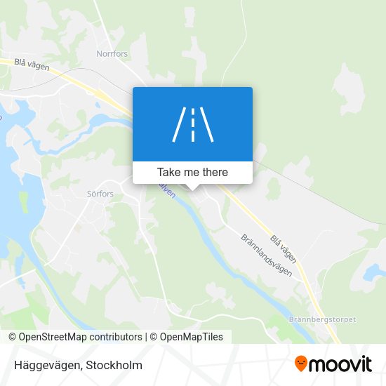Häggevägen map
