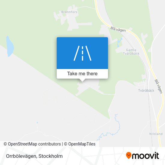 Orrbölevägen map