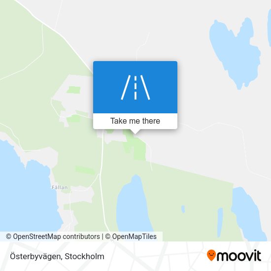 Österbyvägen map