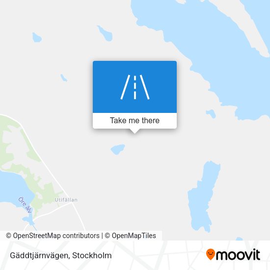 Gäddtjärnvägen map