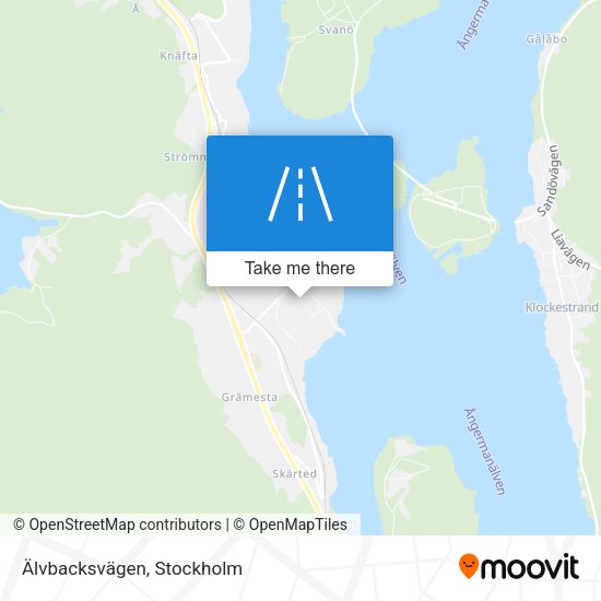 Älvbacksvägen map