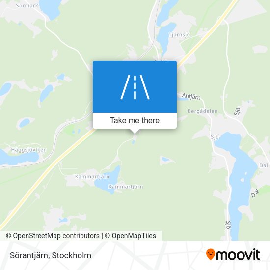 Sörantjärn map