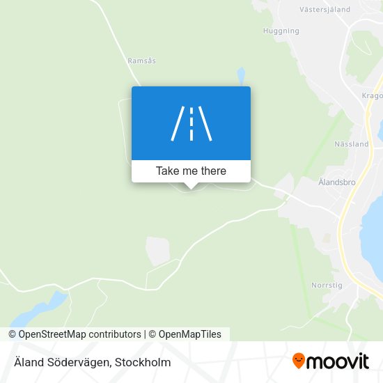 Äland Södervägen map