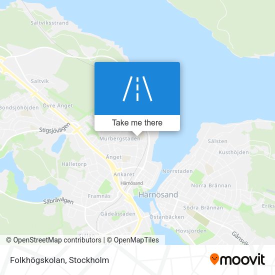 Folkhögskolan map