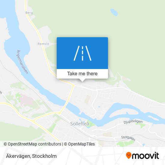 Äkervägen map