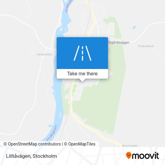 Lilltåvägen map