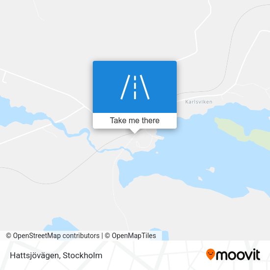 Hattsjövägen map