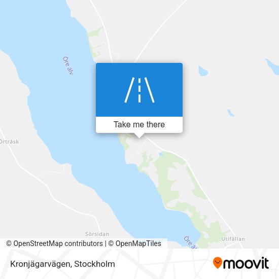 Kronjägarvägen map
