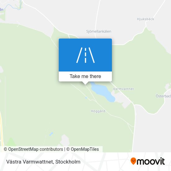 Västra Varmwattnet map