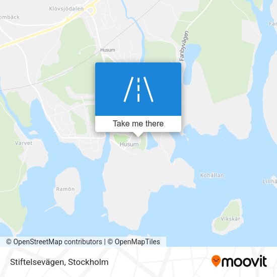 Stiftelsevägen map