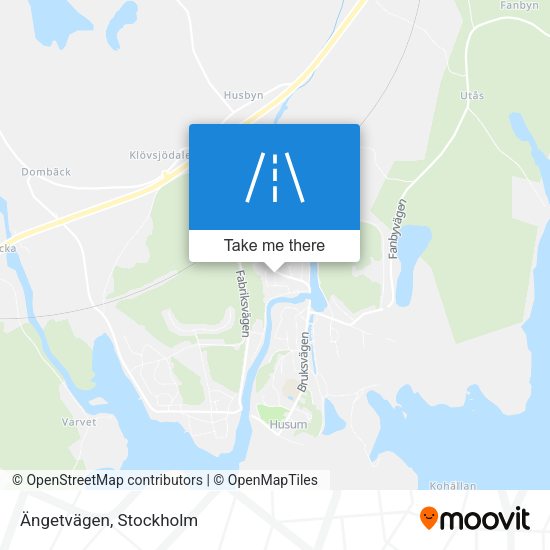 Ängetvägen map