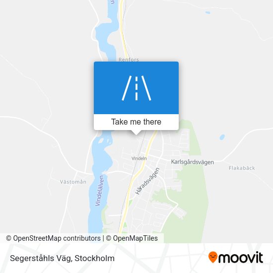 Segerståhls Väg map