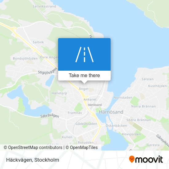Häckvägen map