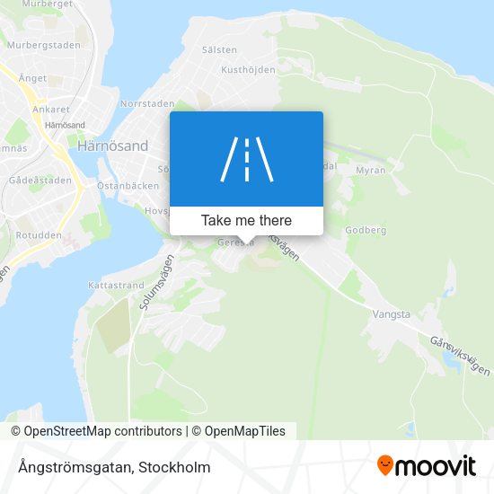 Ångströmsgatan map