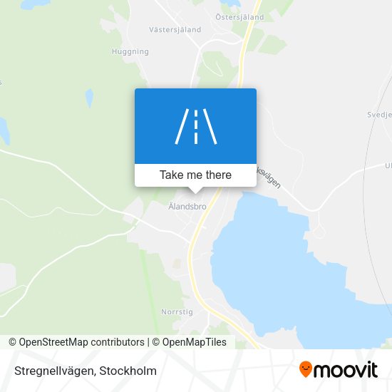 Stregnellvägen map