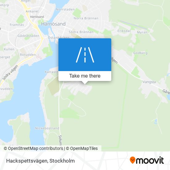 Hackspettsvägen map