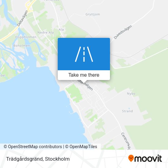 Trädgårdsgränd map