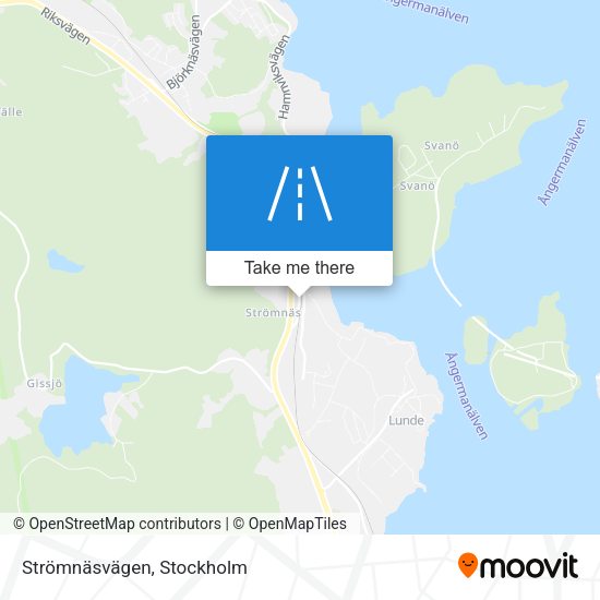 Strömnäsvägen map