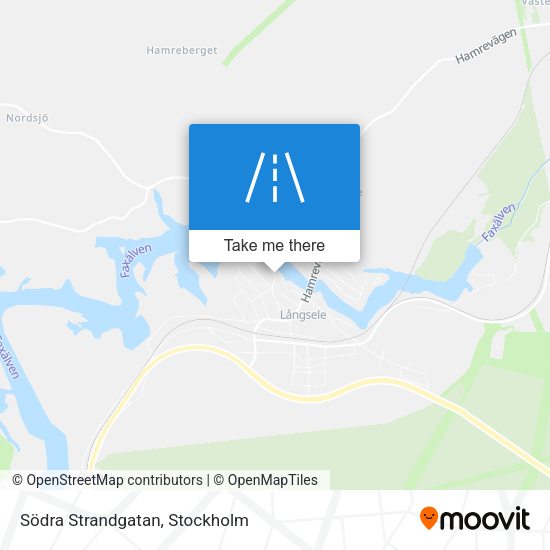 Södra Strandgatan map