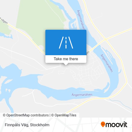 Finnpåls Väg map
