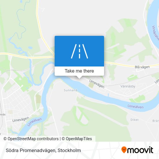 Södra Promenadvägen map