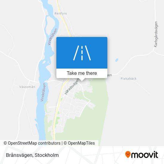 Brånsvägen map