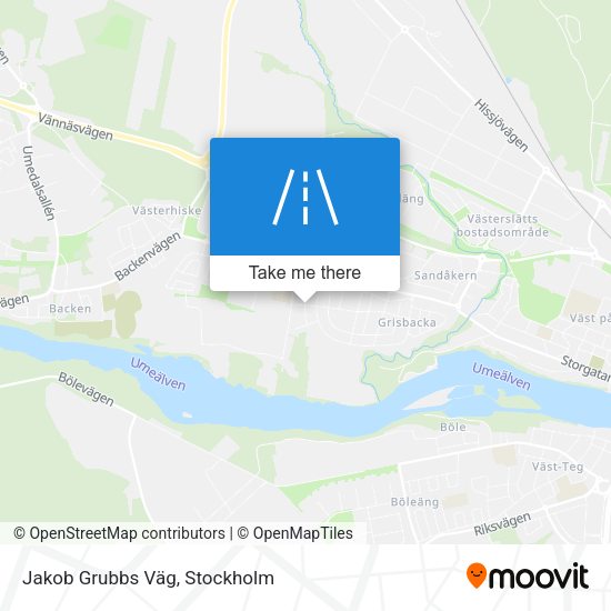 Jakob Grubbs Väg map